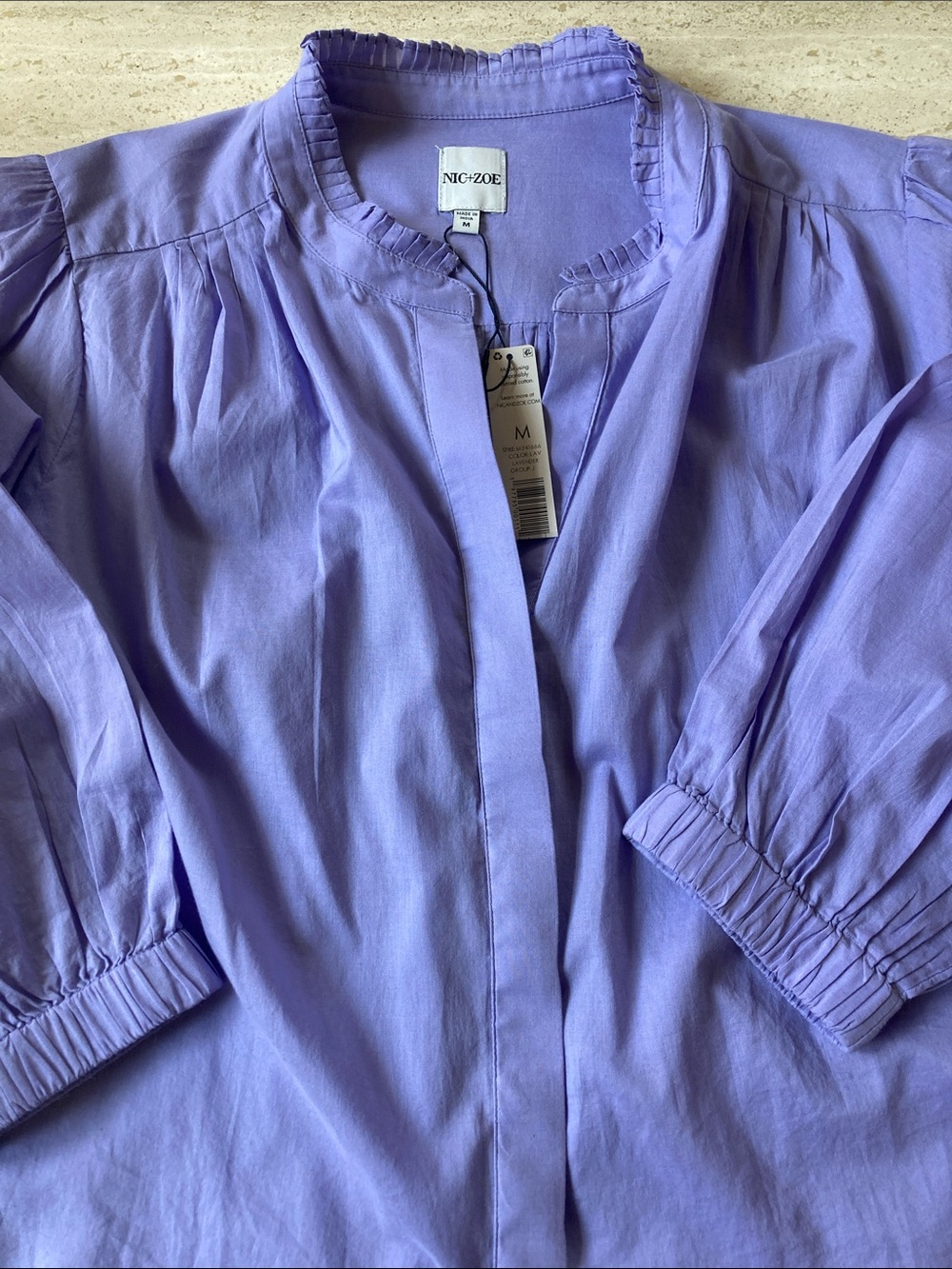 Nic + Zoe Cotton Girlfriend Shirt - Picture 4 of 10